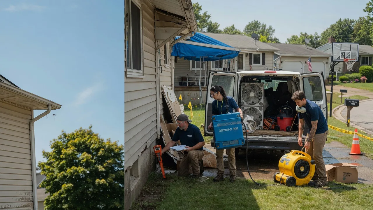 Ceiling Leak Cleanup in Lake City, MI near me