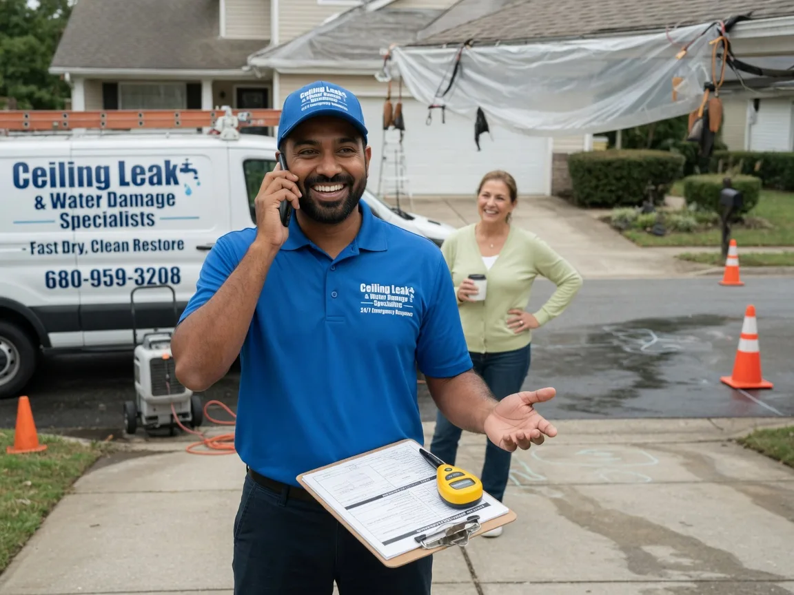 Ceiling Leak Cleanup Lake City, MI FAQs